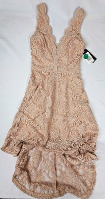 City Triangles Juniors High Low Strapless Sleevelss Party Dress Size 3 NWT