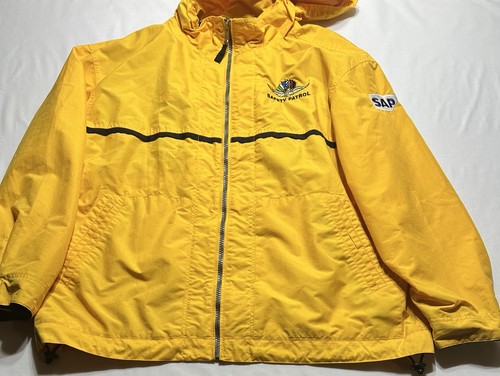 Indianapolis Motor Speedway Safety Patrol Yellow Full Zip Jacket IMS Logo *READ