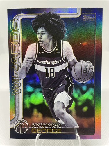 Kyshawn George – 2025-26 Topps Basketball · Base Cards I Blackout Variation #98 Kyshawn George