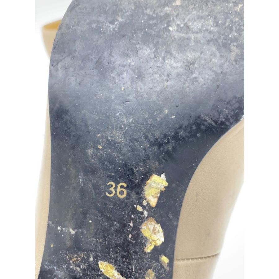 Saint Laurent decolte tacco YSL EU36 US6 pelle beige 08824a