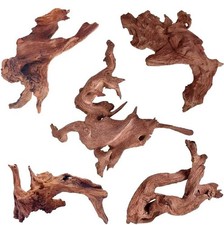 Natural Aquarium Driftwood 4-8 Inch for Fish Tanks Reptile Terrariums