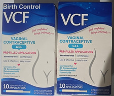 Vaginal Contraceptive Gel Prefilled Applicators with Spermicide 2 BOXES 