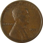 1922 D Lincoln Wheat Cent VG Very Good Penny 1c Coin SKU:I26459