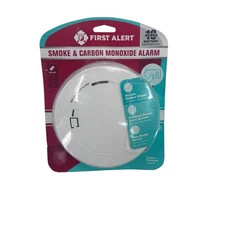 First Alert 1039868 Wireless Battery Smoke & Carbon Monoxide Detector Slim