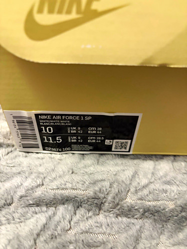 Nike Billie Eilish Air Force 1 SP Low Top Triple White DZ3674-100 2023
