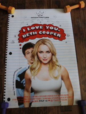 VINTAGE I Love You Beth Cooper 2009 Original Movie Poster 27x40 Rolled DS