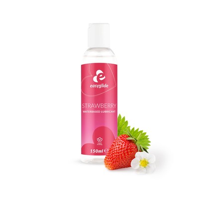 Gleitgel mit Erdbeergeschmack - 150 ml Vegan - Durchsichtig
