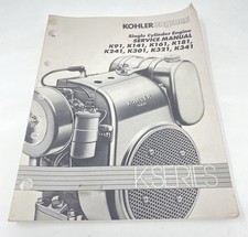 Kohler Engines Single Cylinder Service Manual K91 K141 K161 K241 K301 K321 K341