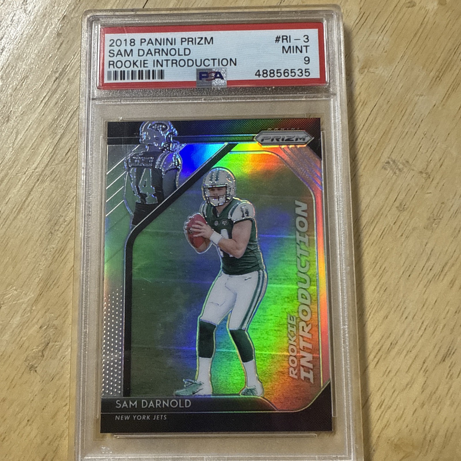 2018 Panini Prizm - Rookie Introduction Sam Darnold #RI-3 (RC)