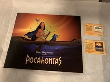 Disney Pocahontas Premiere In The Park Program Central Park NY 1995 + Cards