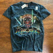 NWT Vintage Star Wars Episode 1 Jedi vs Sith single stitch grail tshirt