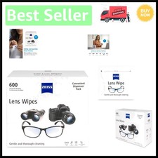 600 Count Non-Abrasive Lens Wipes - Perfect for Glasses, Cameras, and More