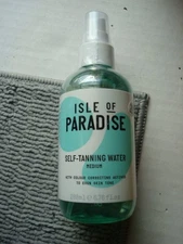 ISLE OF PARADISE SELF TANNING WATER MEDIUM 6.76fl oz/ 200ml ~NEW IN PKG~