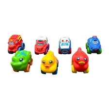 Tonka Playskool Chuck & Friends Mini Wheel Pals Lot of 7 Cars Trucks Animals