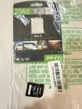 PNY Elite Performance 256GB Class 10 UHS-I U3 SDXC Flash Memory Card 95MB/s new