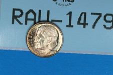 1956 10C ROOSEVELT SILVER DIME BU Early US Type RAW-1479