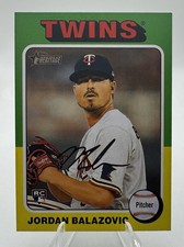 2024 Topps Heritage High Number Jordan Balazovic #680 Rookie Minnesota Twins ⚾️