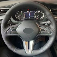 Handn&auml;hen Lenkradabdeckung Lederbezug F&uuml;r Infiniti Q50 QX50 2018-2020 Q60 16-20
