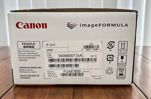 Canon Image FORMULA P-215 Document Scanner NEW Open Box, Made in Japan - Bild 3 von 4