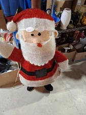 Indoor And Outdoor  Iighted Santa Never Used Outside