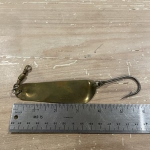 Vintage Pflueger Limper 6 fishing lure brass 