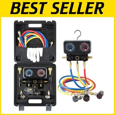 AC Gauge Kit for Car Freon Charging and Evacuation*^