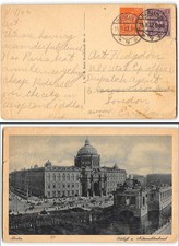 Berlin to London, England, 1922, postcard