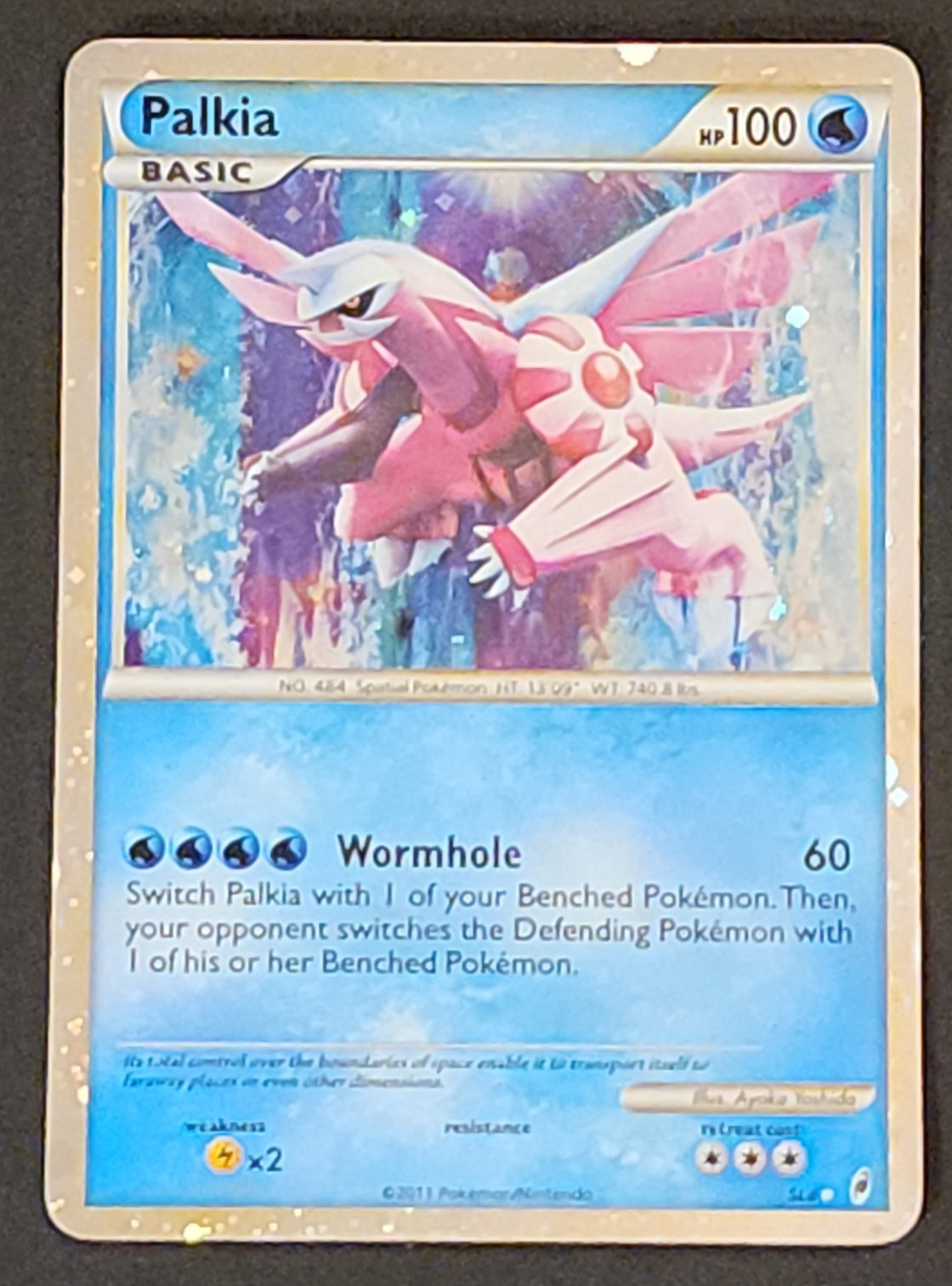 Pokemon Palkia Shiny SL8 Call of Legends Holo Rare Card 2011 TCG LP