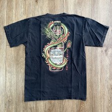 Vintage 2001 ODM + Anheuser-Busch Budweiser King Of Beers Dragon Tee Black