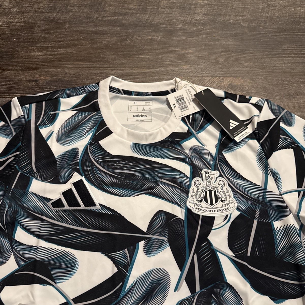 2024-25 Adidas Men's Newcastle United Pre Match Soccer Jersey XL