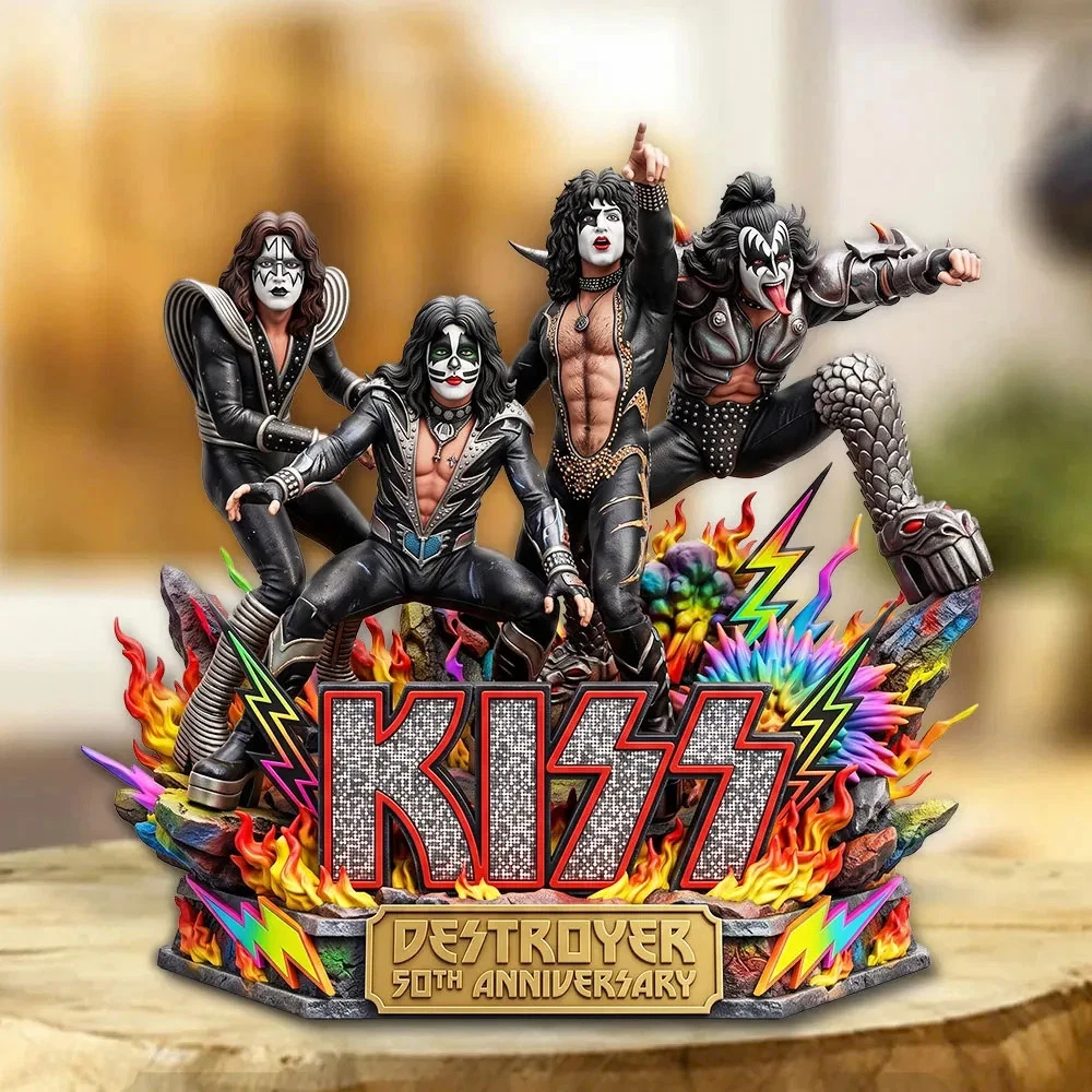KISS 50th Anniversary Shape Acrylic Plaque
