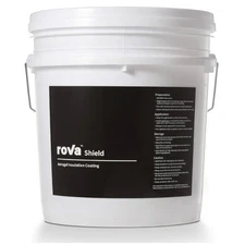 roVa Shield Aerogel Insulation Coating, 4.8 Gal 18L Fast Dry, White, BB 6/17/25