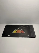 Modern Mountain Design License Plate Cover