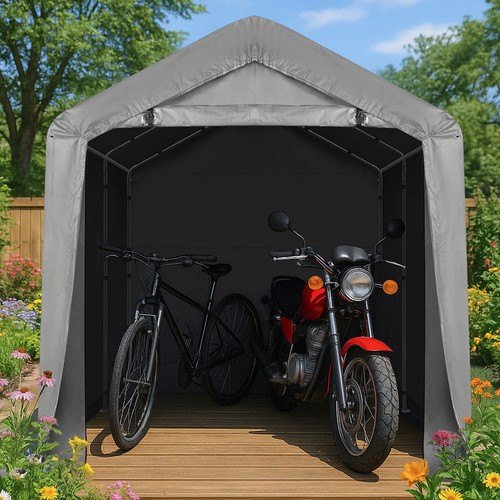 8x8ft Zeltgarage Motorrad Fahrradzelt Lagerzelt Winterhühnerstall