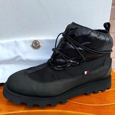 MONCLER Leather x Nylon PETER Boots #QY1XGM