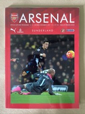 ARSENAL V SUNDERLAND 2015-16 LEAGUE PROGRAMME