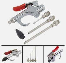 Long Air Blow Gun Compressed Air Line Duster Nozzle Tools Air Blower Set