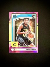 2024-25 Donruss Optic ISAIAH COLLIER Pink Hyper Rookie Card RC #295 JAZZ