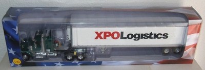 FREIGHTLINER CORONADO (2005) XPO LOGISTICS AMERICAN TRUCK 1:43 SCALE TRAILER