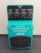 Behringer CS100 Compressor Sustainer Guitar Effects Pedal