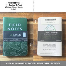 Field Notes AllTrails - Ruled Adventure Books (New - SEALED) All Trails