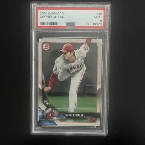 2018 Bowman #49 Shohei Ohtani RC Rookie PSA 9 Mint