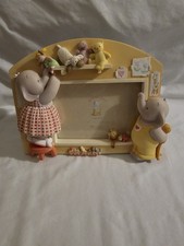 Humphreys Corner Baby Elephants Picture Frame Michel Co Sally Hunter 2001 NWT