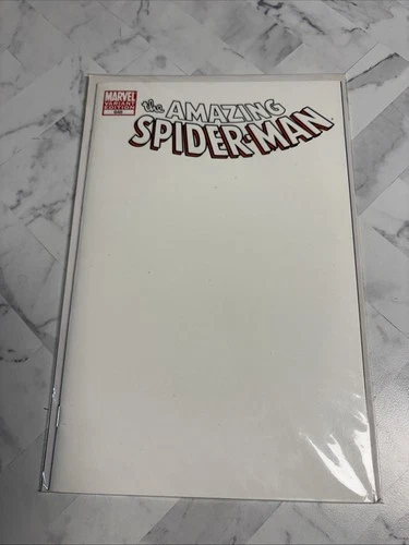 The Amazing Spider-Man #648 NM+ 2011 Blank White Variant Marvel Comics