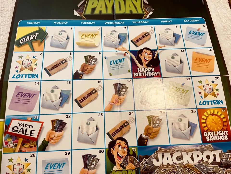 Pay Day Board Game 2016 Hasbro Parker Brothers Complete Family Classic Gift VGC - Image 2 of 4