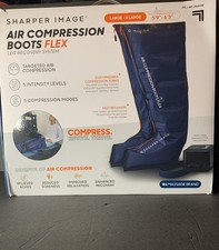 SHARPER IMAGE Air Compression Boots FLEX