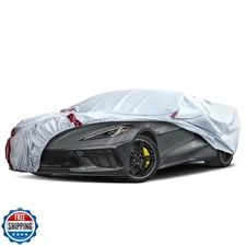 SPORTULI Waterproof Car Covers Replace for 2020–2025 Corvette C8, 6 Layers Al