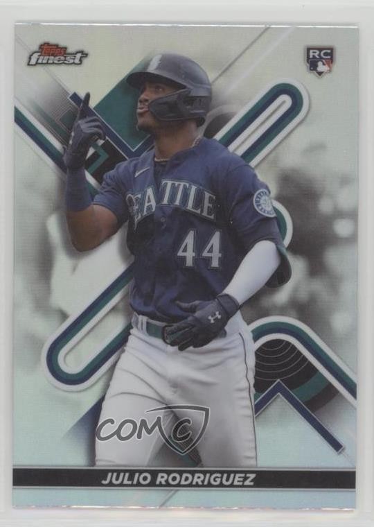 2022 Topps Finest Refractor Julio Rodriguez #23 18wr