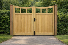 Wooden garden driveway gates, garden gates wooden 6ft 180cm High, Double Drivewa