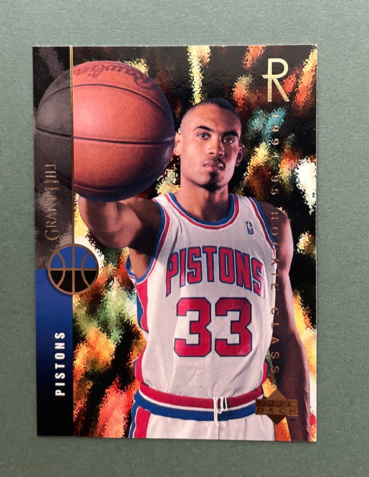 1994-95 Upper Deck Basketball Grant Hill #157 Rookie RC Detroit Pistons